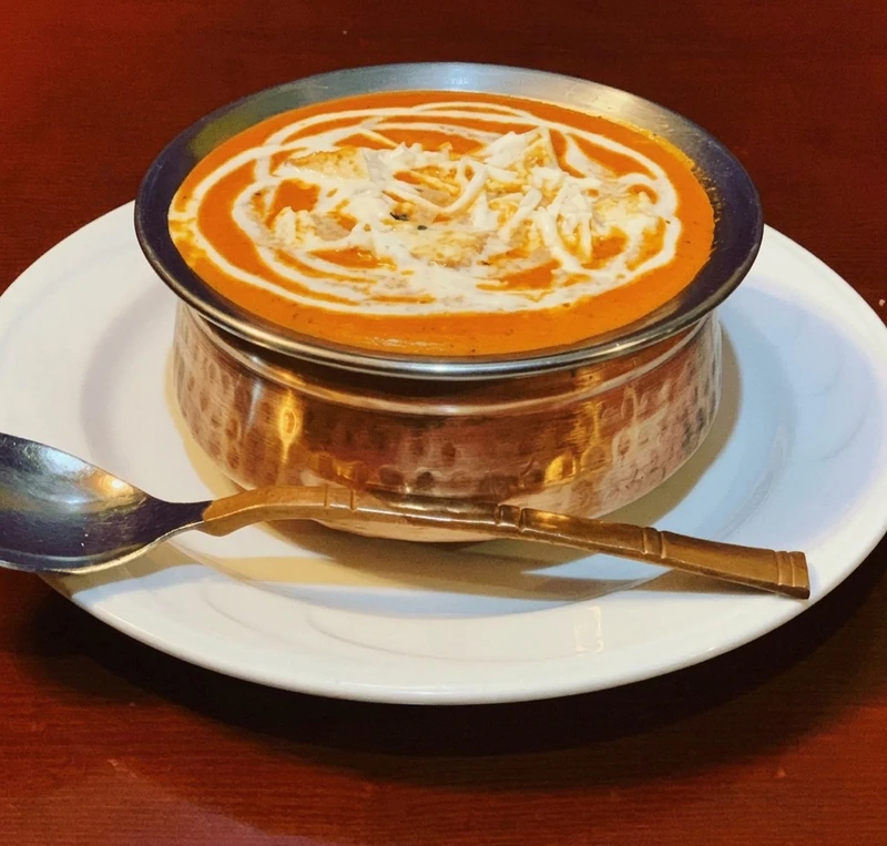 Paneer Makhni in creamy tomato gravy at Sagarmatha Curry Palace, Hamilton